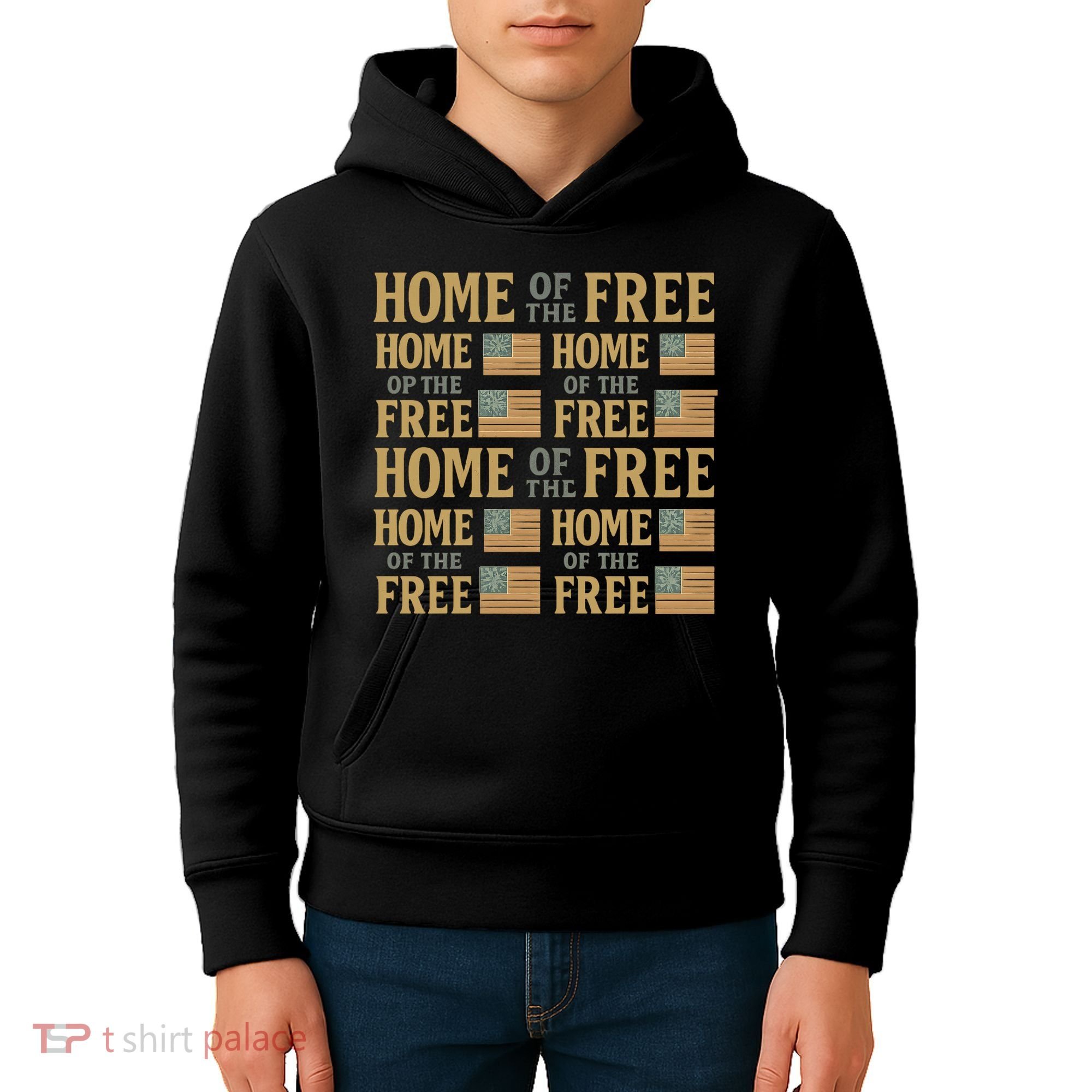 Home of the Free Kids Hoodie
