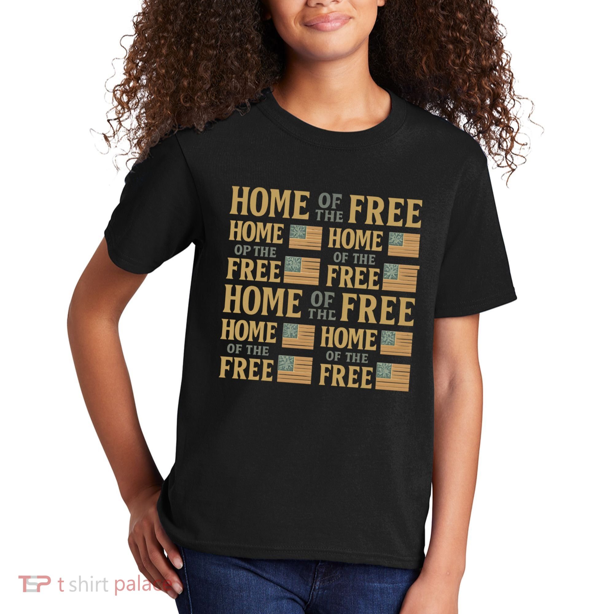 Home of the Free Kids T-Shirt