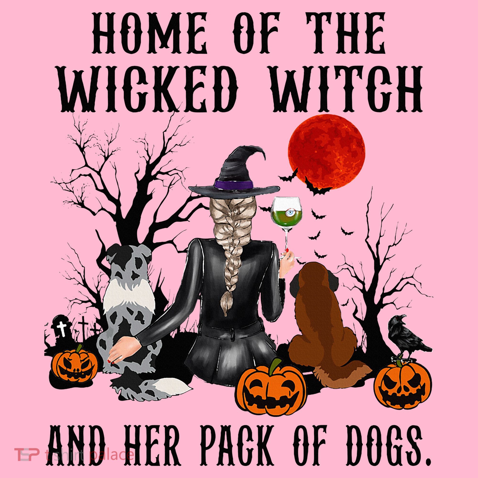 Home Of The Wicked Witch And Her Pack Of Dog Coaster