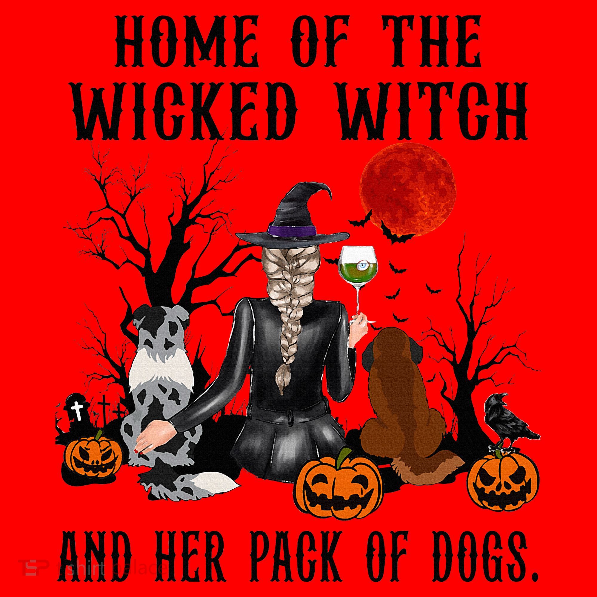 Home Of The Wicked Witch And Her Pack Of Dog Santa Hat