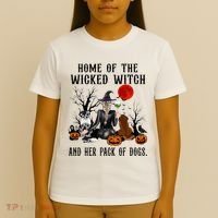 Home Of The Wicked Witch And Her Pack Of Dog T-Shirt thumb 4