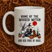 Home Of The Wicked Witch And Her Pack Of Dog Coffee Mug thumb 2