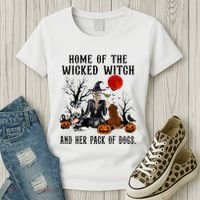 Home Of The Wicked Witch And Her Pack Of Dog Women's T-Shirt thumb 3