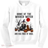 Home Of The Wicked Witch And Her Pack Of Dog Kids Sweatshirt thumb 0