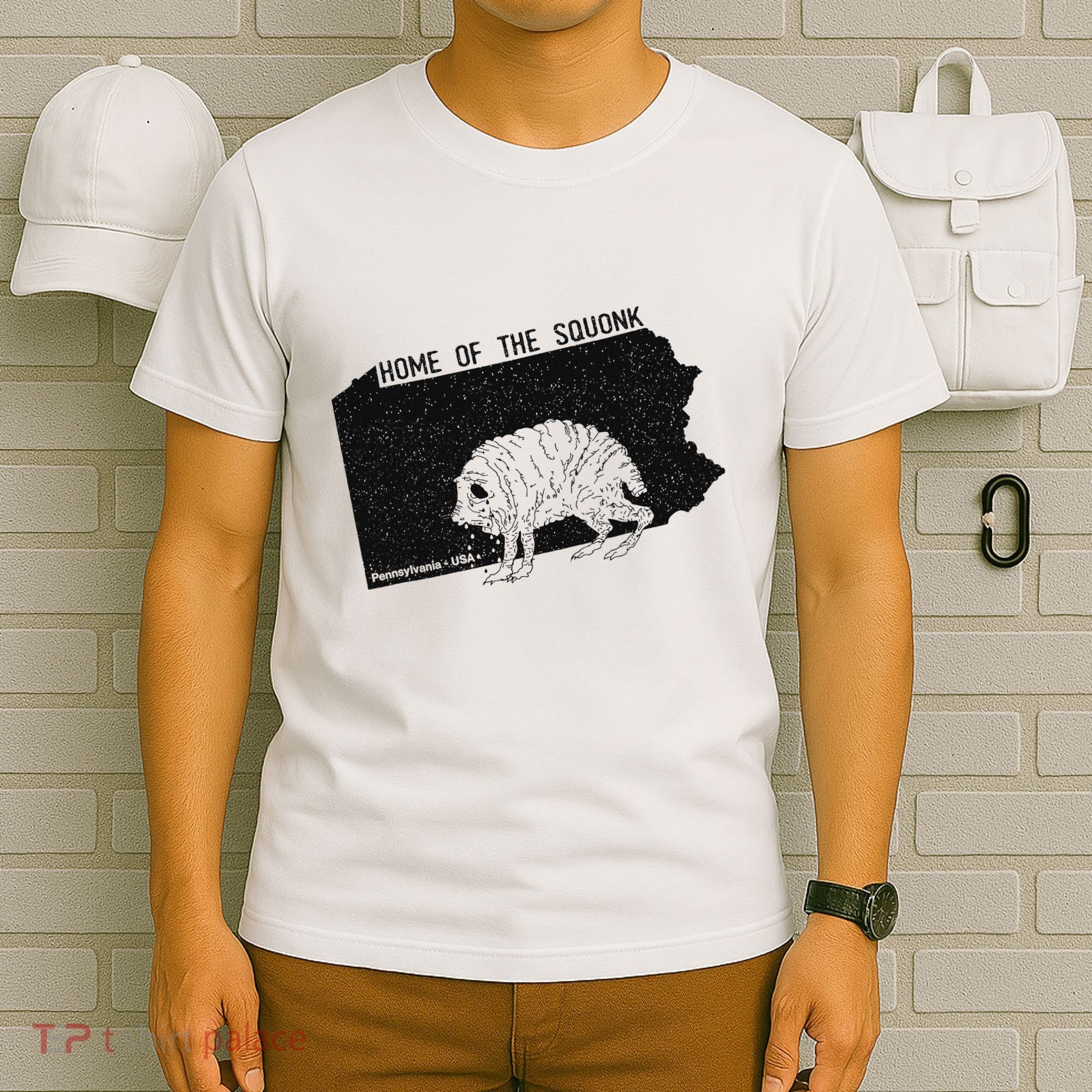 Home Of The Squonk Monster Pennsylvania Usa Cryptozoology T-Shirt