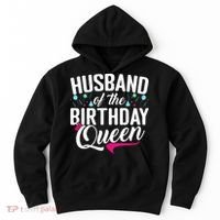 Husband Of The Birthday Queen Hoodie thumb 0