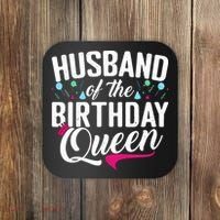 Husband Of The Birthday Queen Coaster thumb 0