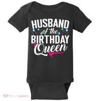 Husband Of The Birthday Queen Baby Bodysuit thumb 0