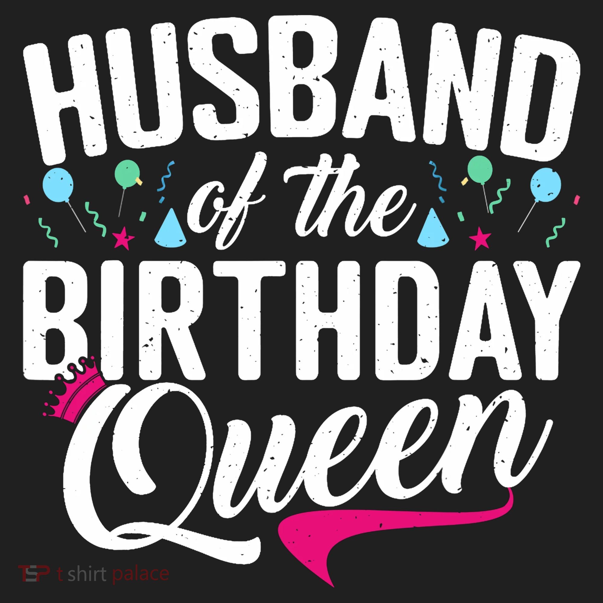 Husband Of The Birthday Queen Golf Towel