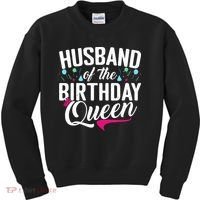 Husband Of The Birthday Queen Kids Sweatshirt thumb 0