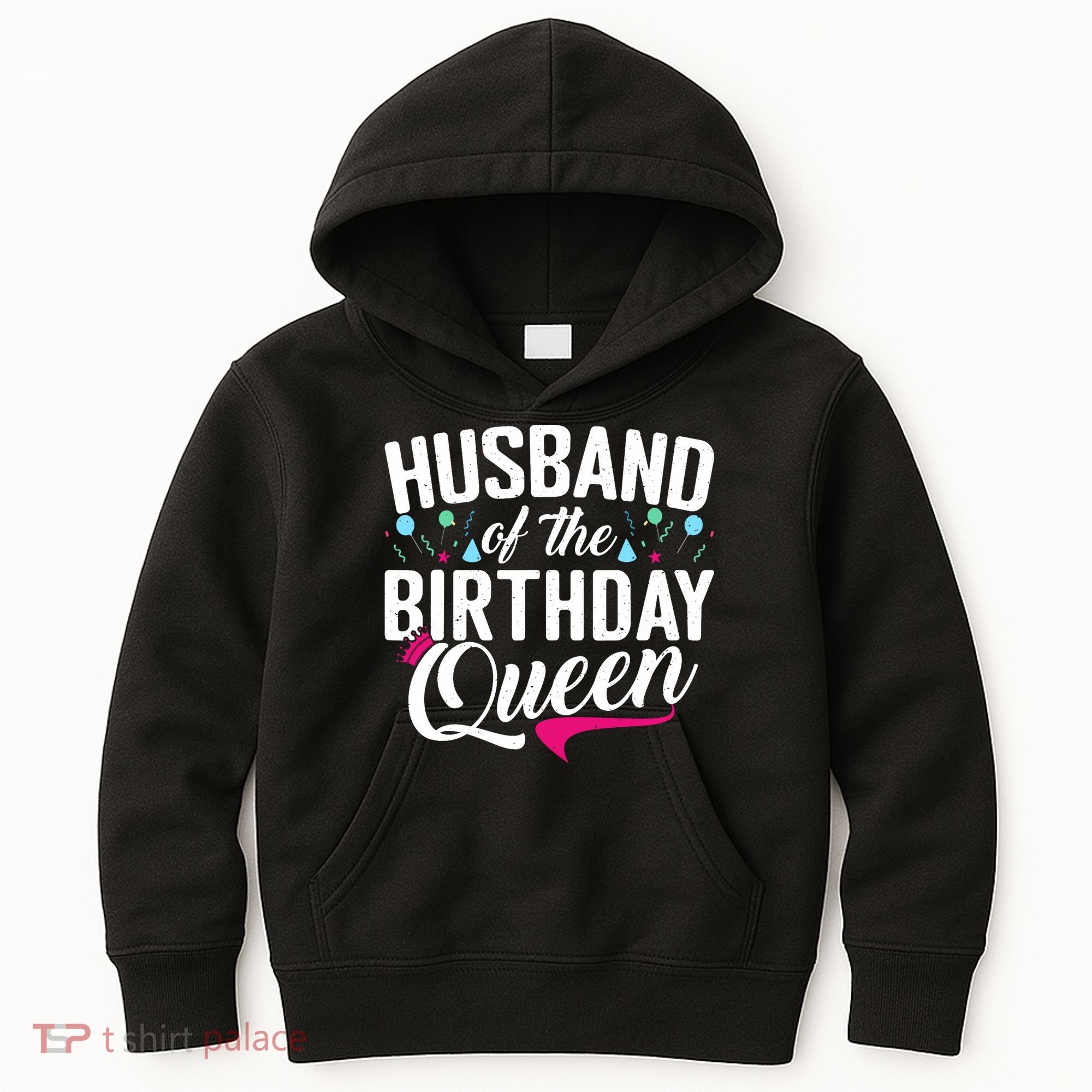Husband Of The Birthday Queen Kids Hoodie