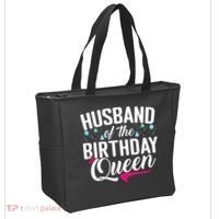 Husband Of The Birthday Queen Tote Bag thumb 2