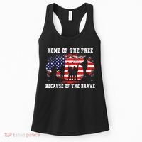 Home Of The Free Because Of The Brave Women's Tank Top thumb 0