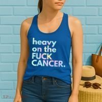 Heavy On The Fuck Cancer Tie Dye. Women's Tank Top thumb 2