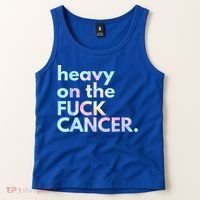 Heavy On The Fuck Cancer Tie Dye. Tank Top thumb 2