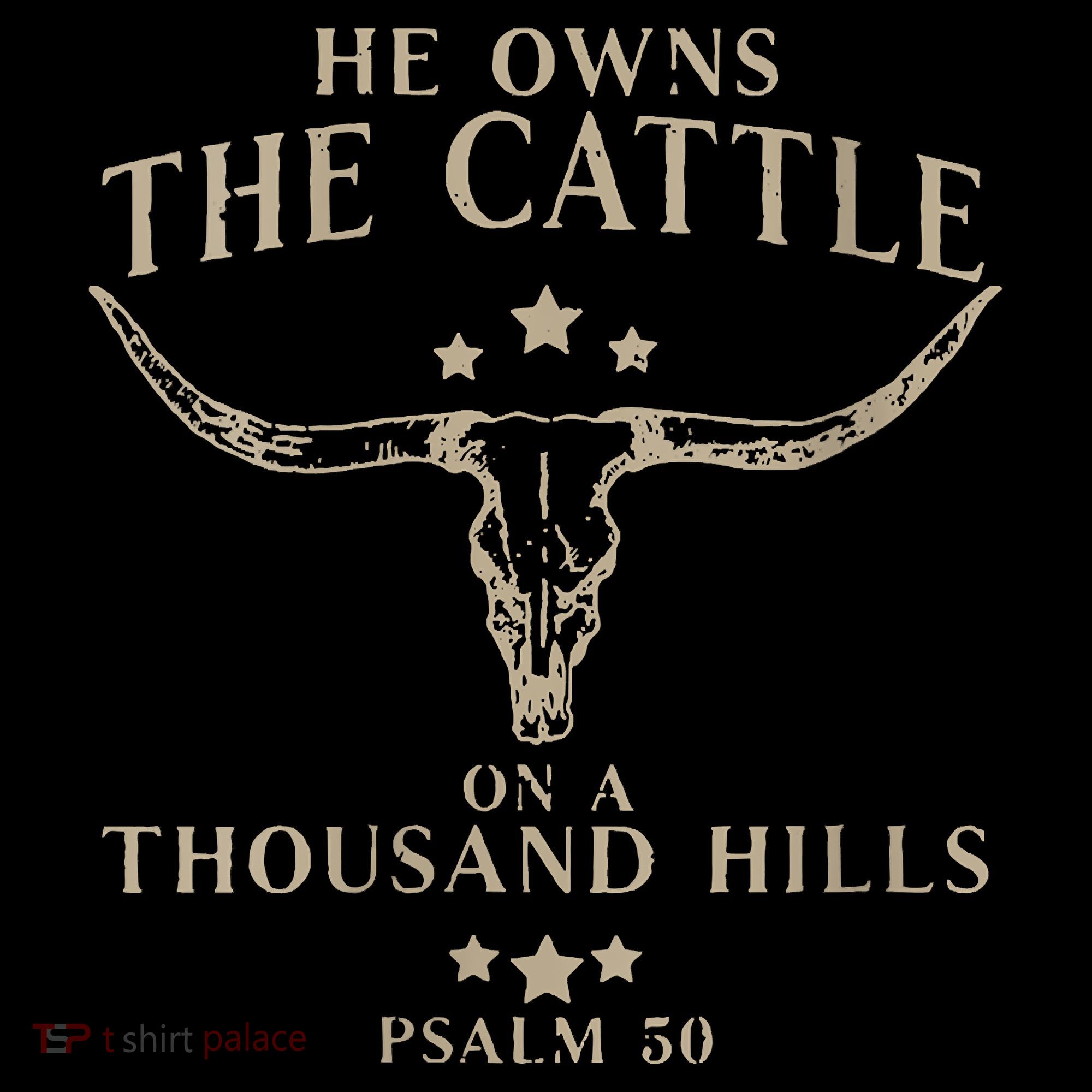 He Owns The Cattle On A Thousand Hills Psalm 50 Coffee Mug
