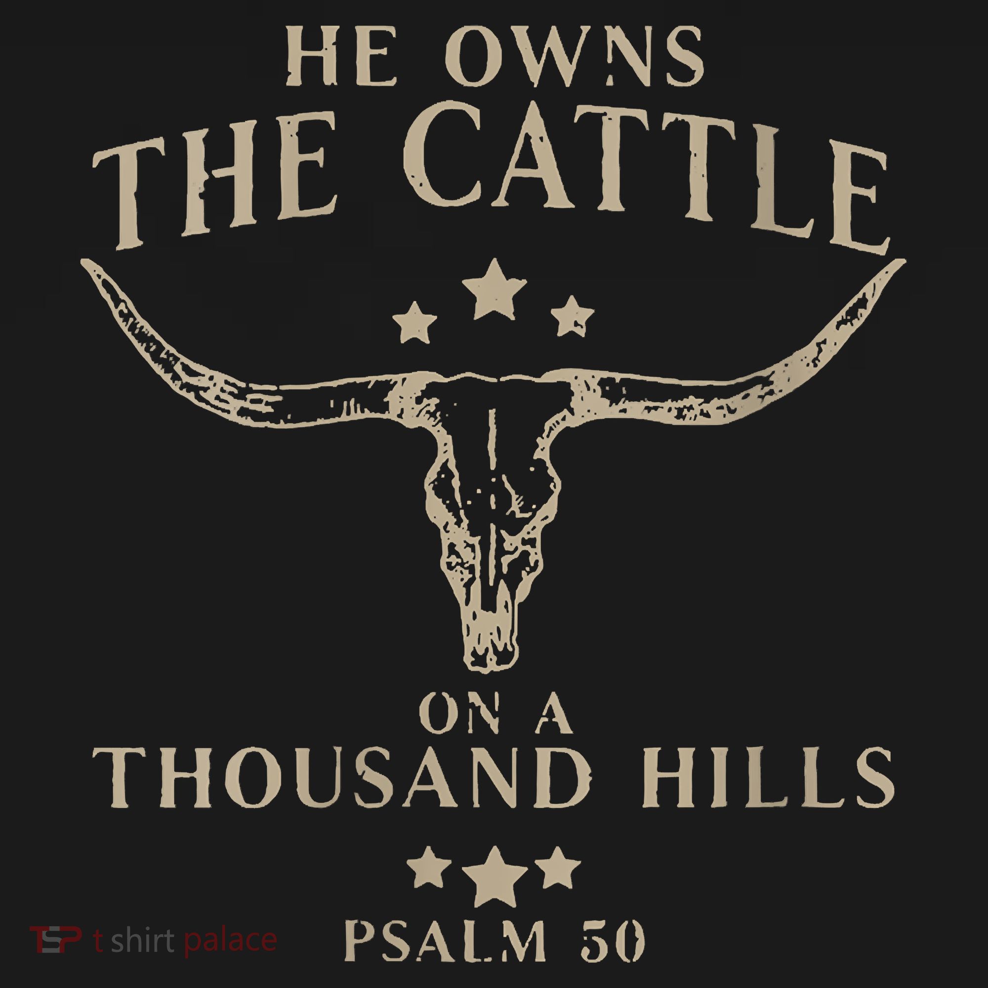 He Owns The Cattle On A Thousand Hills Psalm 50 Mousepad