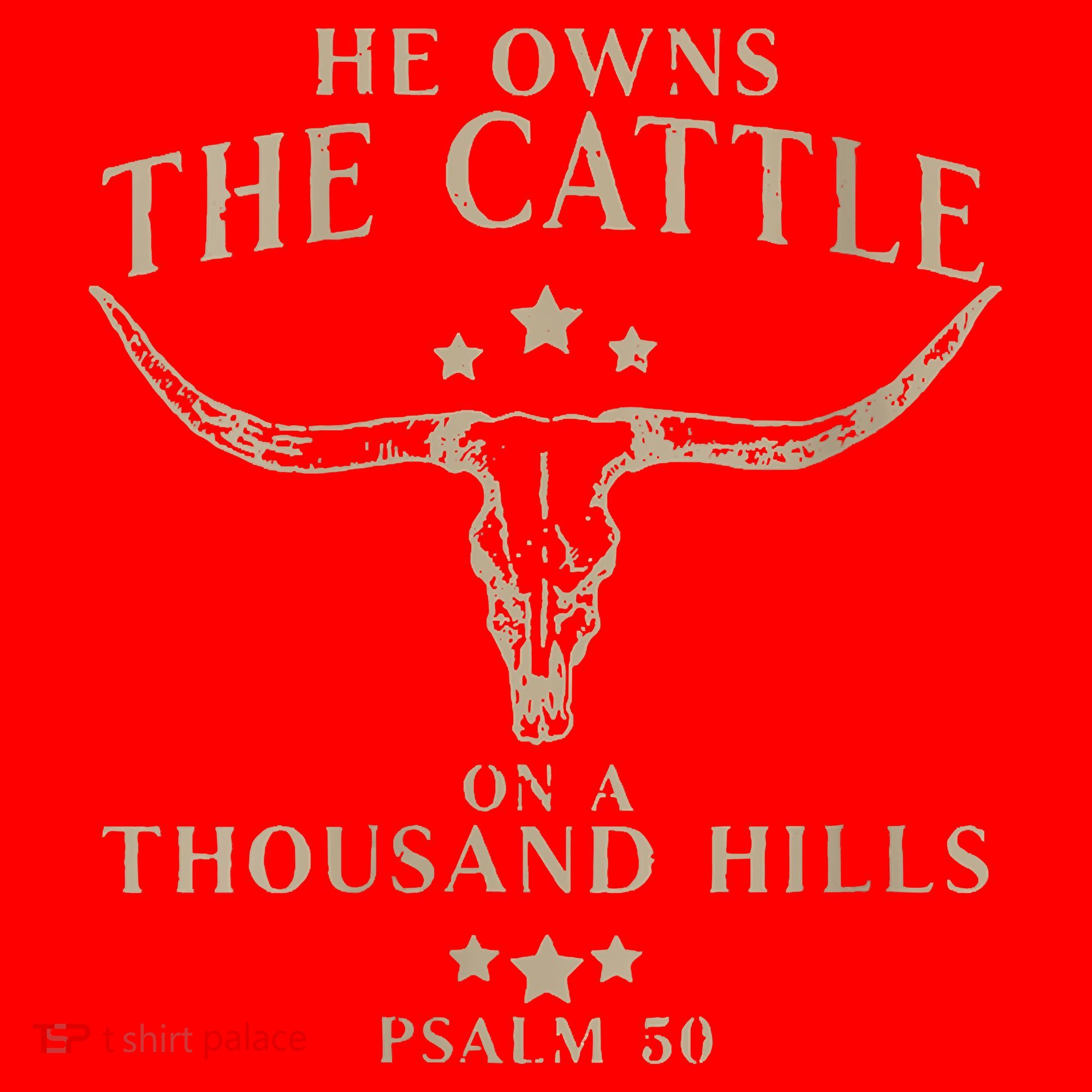 He Owns The Cattle On A Thousand Hills Psalm 50 Santa Hat