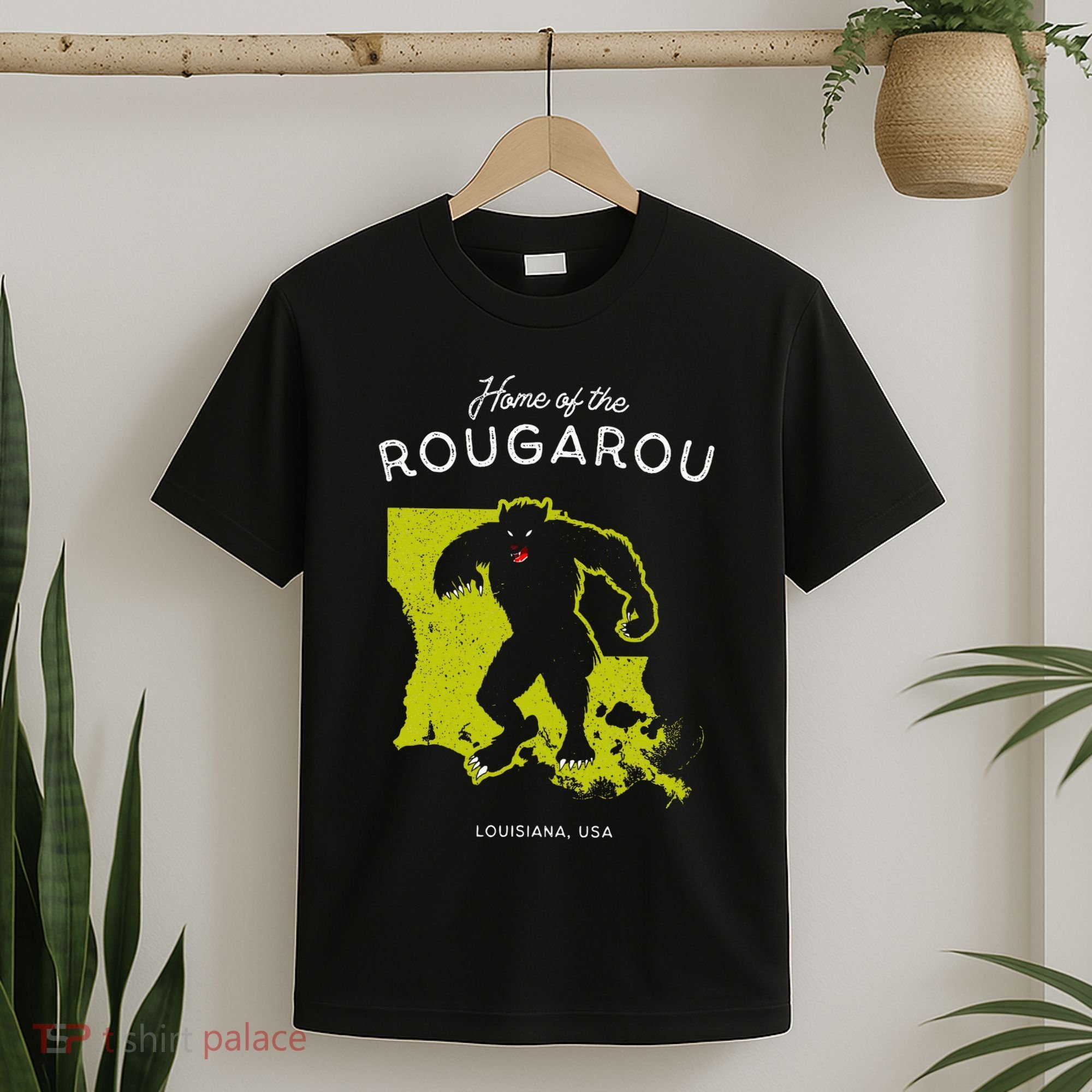 Home Of The Rougarou Louisiana Usa Cryptid T-Shirt