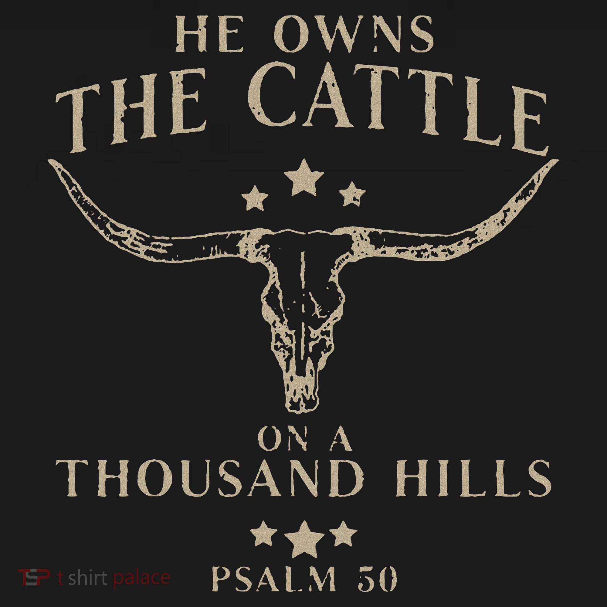 He Owns The Cattle On A Thousand Hills Psalm 50 Hoodie