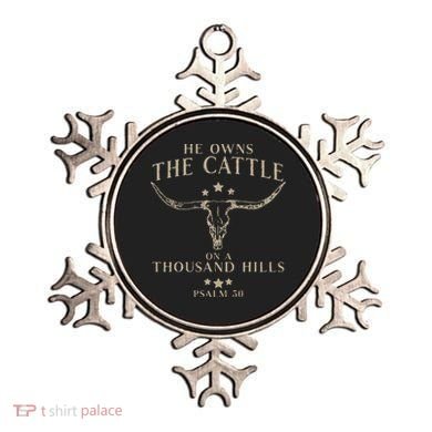 He Owns The Cattle On A Thousand Hills Psalm 50 Ornament