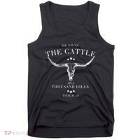 He Owns The Cattle On A Thousand Hills Tank Top thumb 0
