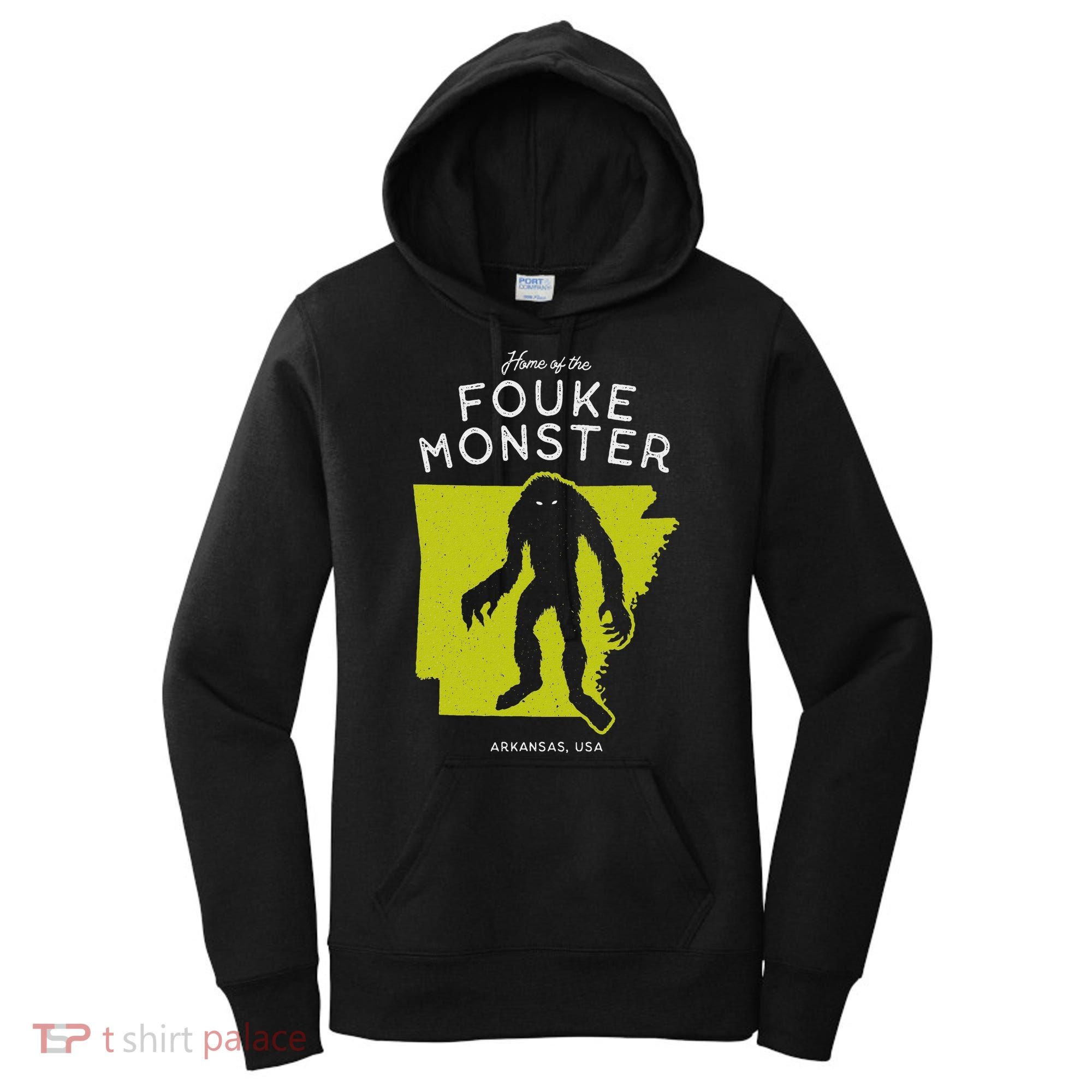 Home Of The Fouke Monster Arkansas Usa Cryptid Women's Hoodie