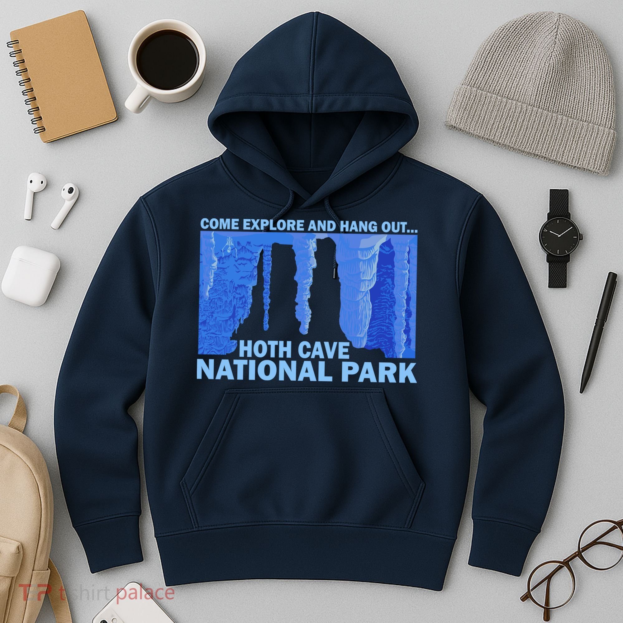 Hoth Ice Cave National Park Explore Hoodie