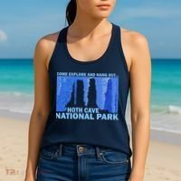 Hoth Ice Cave National Park Explore Women's Tank Top thumb 2