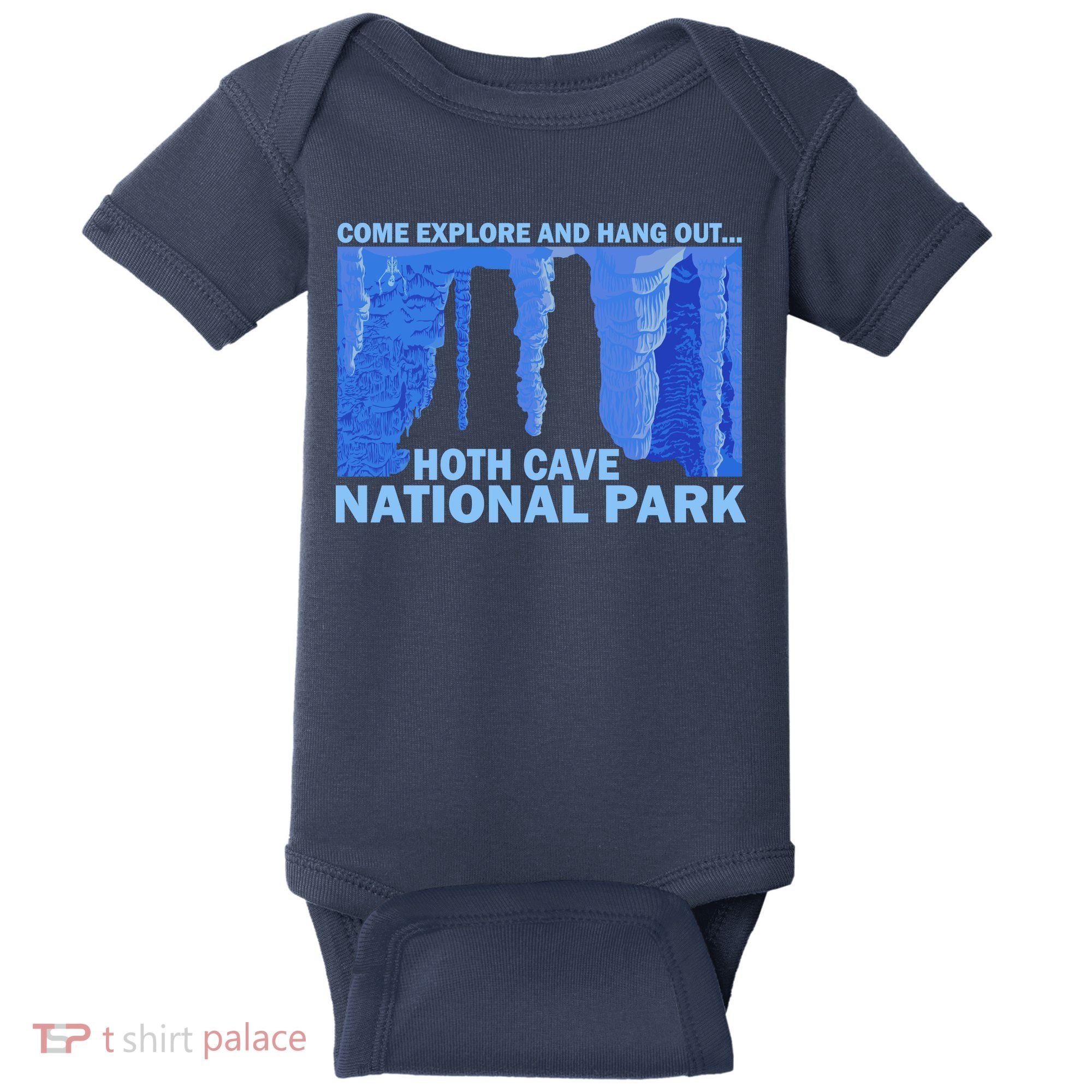 Hoth Ice Cave National Park Explore Baby Bodysuit