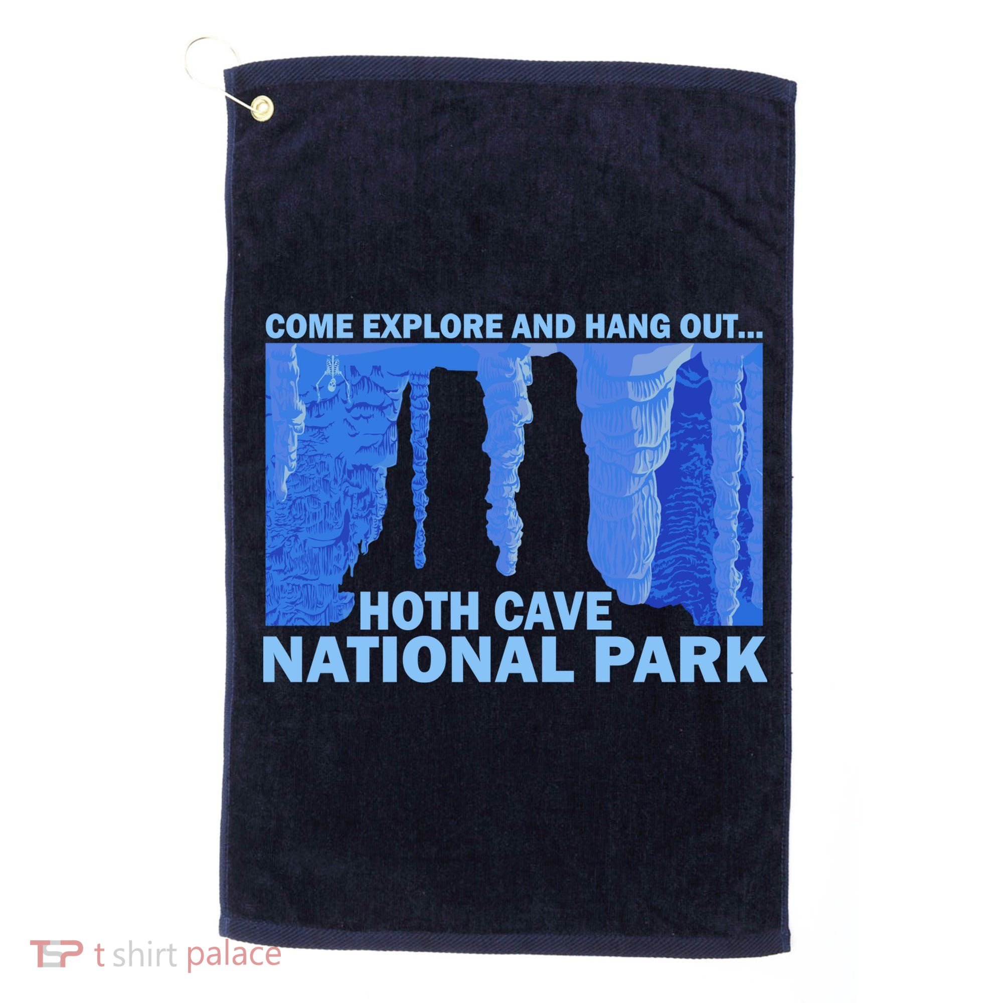 Hoth Ice Cave National Park Explore Golf Towel
