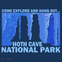 Hoth Ice Cave National Park Explore Golf Towel thumb 3