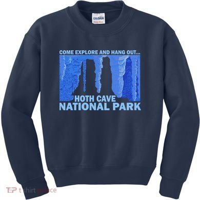 Hoth Ice Cave National Park Explore Kids Sweatshirt