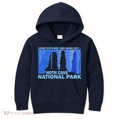 Hoth Ice Cave National Park Explore Kids Hoodie