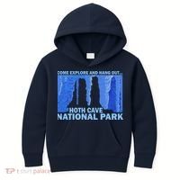Hoth Ice Cave National Park Explore Kids Hoodie thumb 0