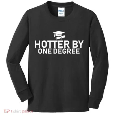 Hotter By One Degree Kids Long Sleeve Shirt