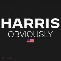 Harris Obviously Usa Flag Kamala Harris For President 2024 Long Sleeve Shirt thumb 2