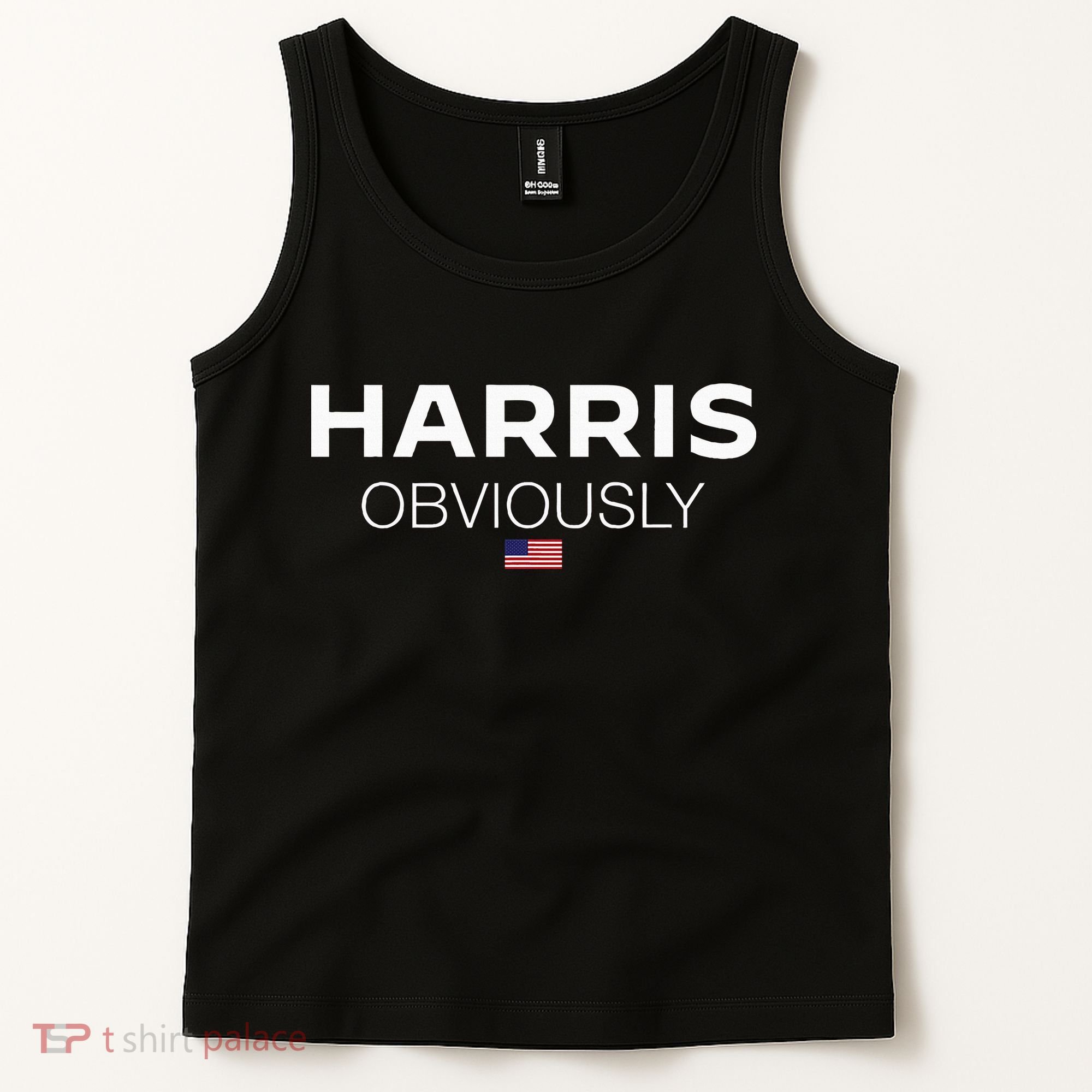 Harris Obviously Usa Flag Kamala Harris For President 2024 Tank Top