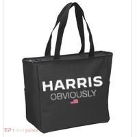 Harris Obviously Usa Flag Kamala Harris For President 2024 Tote Bag thumb 2