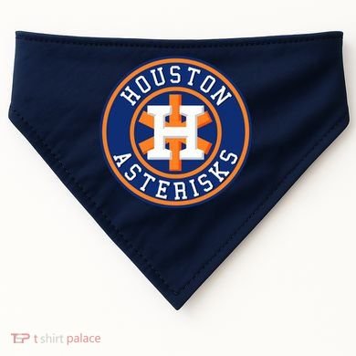 Houston Asterisks Baseball Cheated In 2017 USA-Made Doggie Bandana