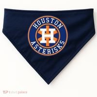 Houston Asterisks Baseball Cheated In 2017 USA-Made Doggie Bandana thumb 0