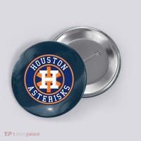 Houston Asterisks Baseball Cheated In 2017 Button thumb 0
