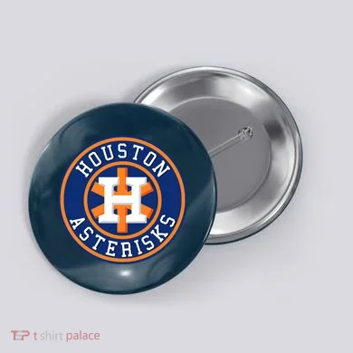 Houston Asterisks Baseball Cheated In 2017 Button
