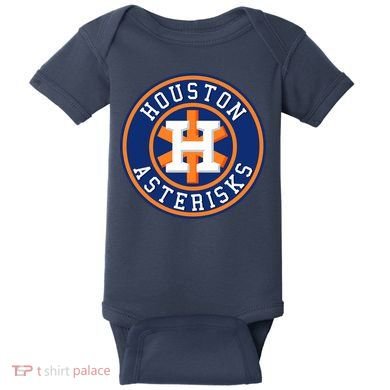 Houston Asterisks Baseball Cheated In 2017 Baby Bodysuit