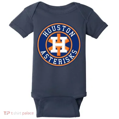 Houston Asterisks Baseball Cheated In 2017 Baby Bodysuit