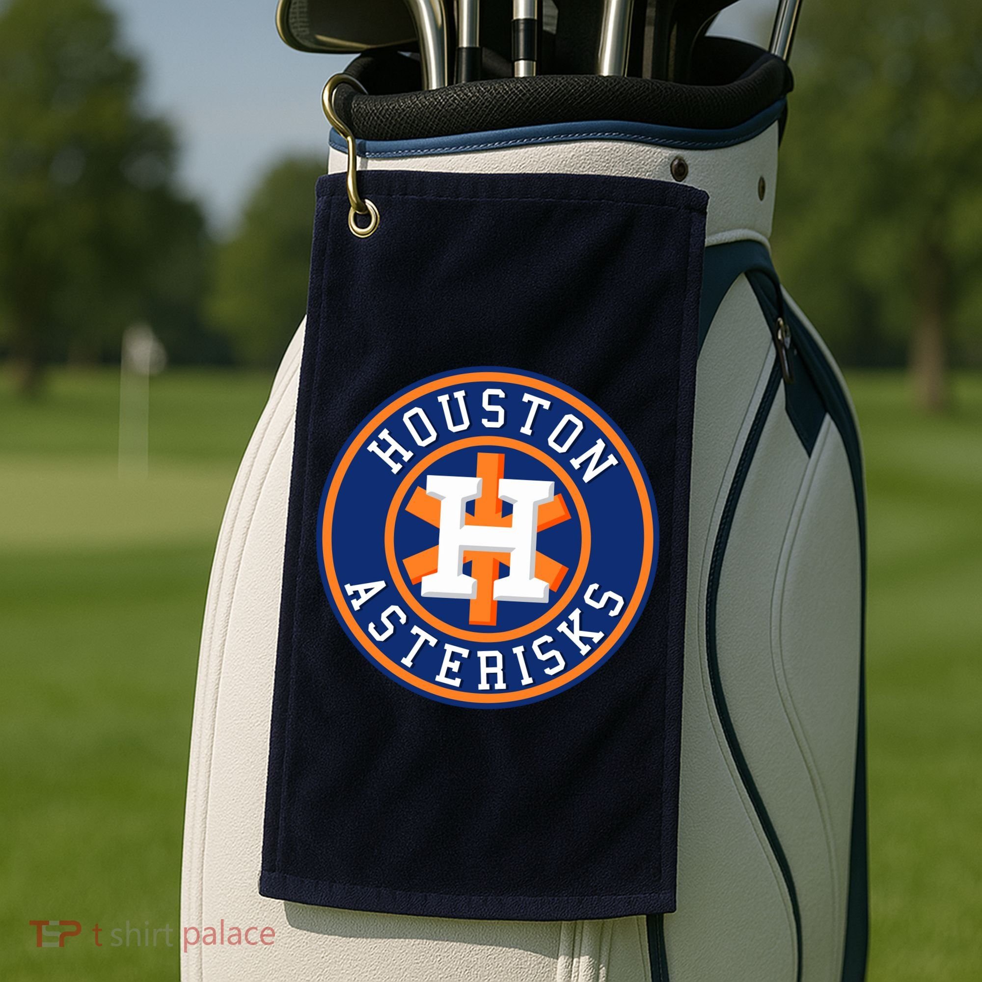 Houston Asterisks Baseball Cheated In 2017 Golf Towel