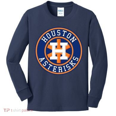 Houston Asterisks Baseball Cheated In 2017 Kids Long Sleeve Shirt