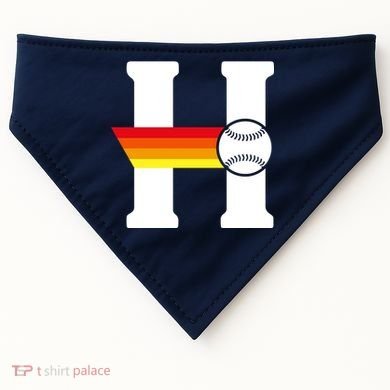 Houston Baseball H USA-Made Doggie Bandana