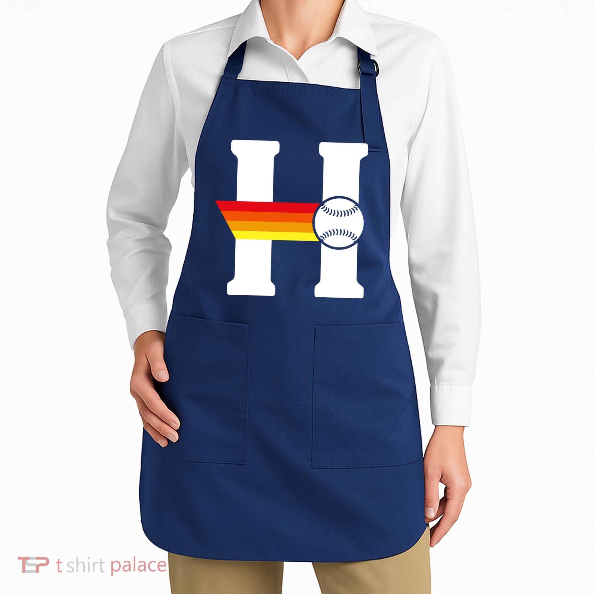 Houston Baseball H Apron