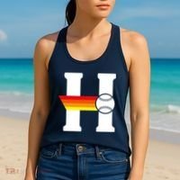 Houston Baseball H Women's Tank Top thumb 2